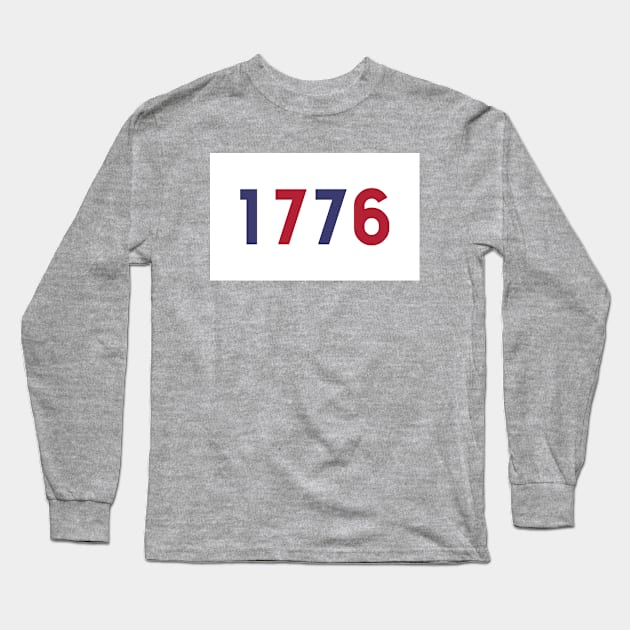 The 1776 Long Sleeve T-Shirt by FranklinPrintCo